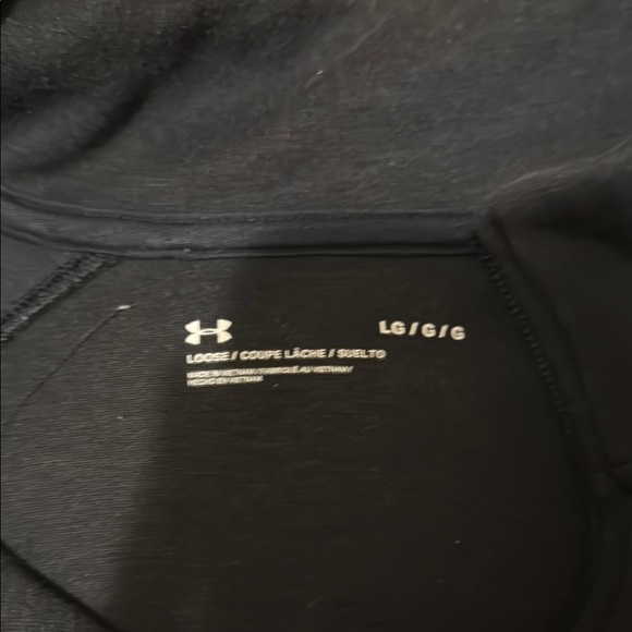 Under Armour Black Full-Zip Sweatshirt - Picture 2 of 4